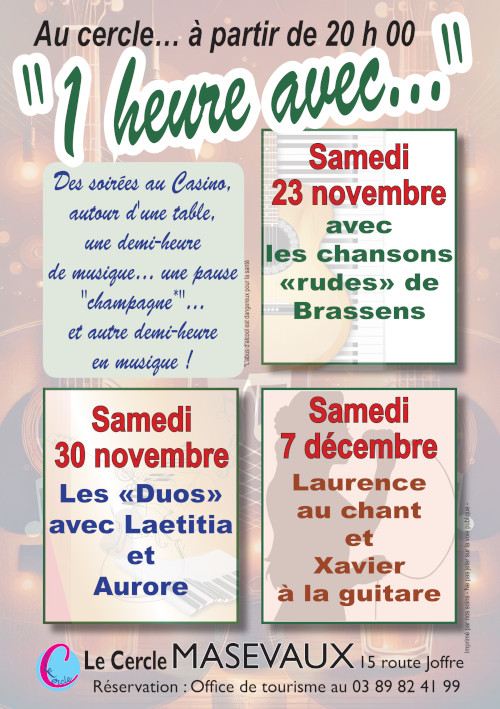 Novembre : Chansons au Casino